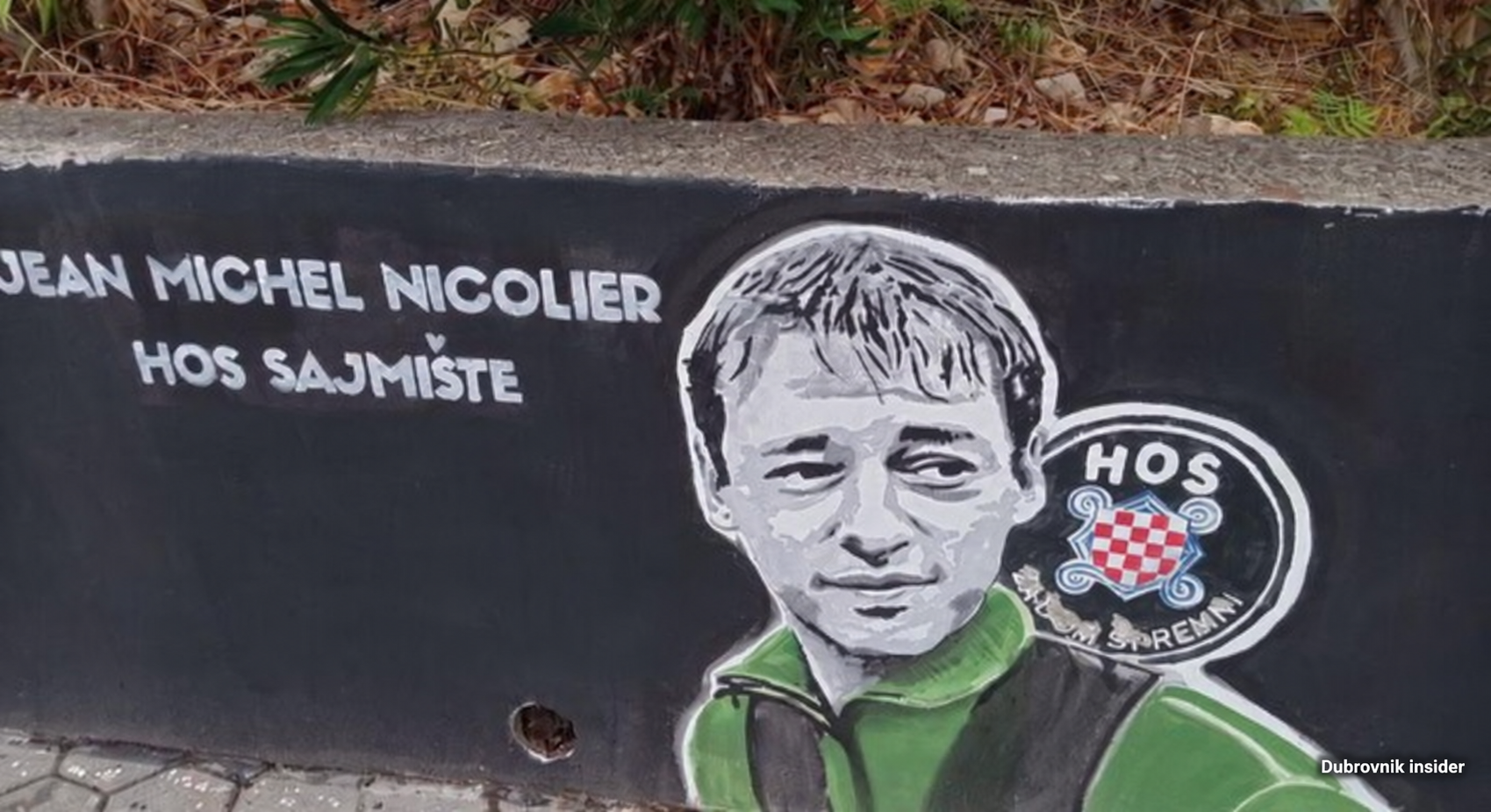 U Korčuli oštećen mural posvećen Jean-Michelu Nicolieru